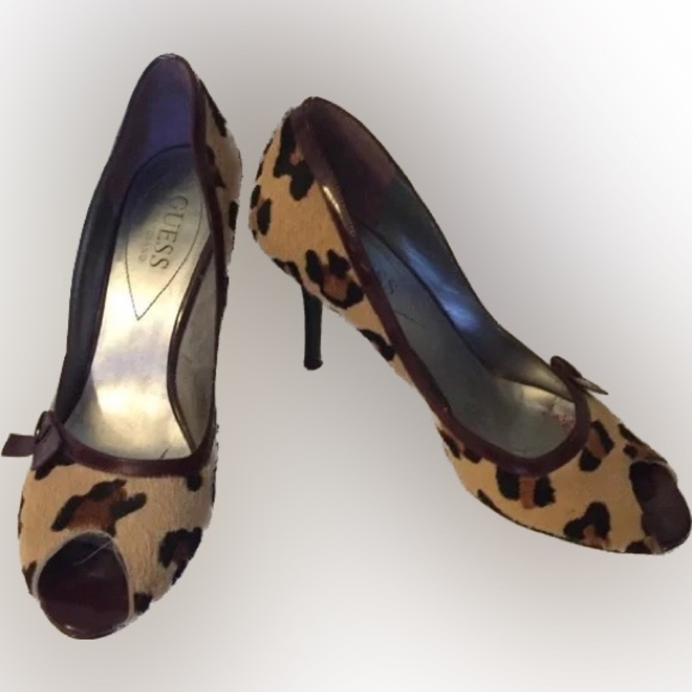 ✨ Fierce & Fabulous Guess Leopard Print Stilettos 🐆👠 - Picture 2 of 10